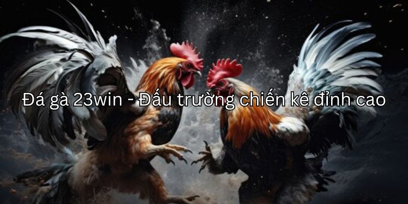 Dịch vụ đá gà 23win cực hấp dẫn