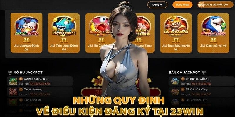 Đăng ký tài khoản 23win bằng thông tin chính chủ