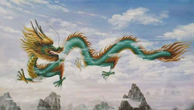 Mơ thấy rồng vàng trên bầu trời